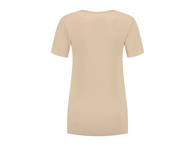 Ruckseite von Skafit Unterzieshirt Damen beige