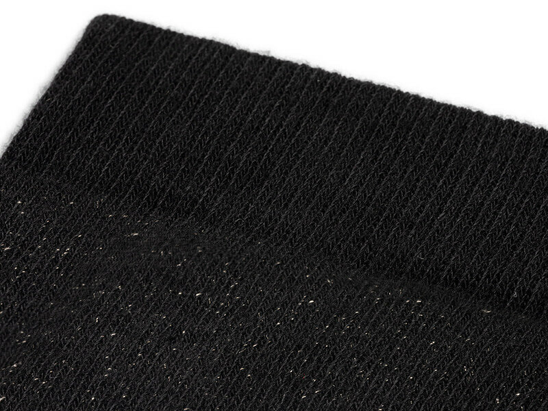 Detail Bund dicke Socken Skafit schwarz.