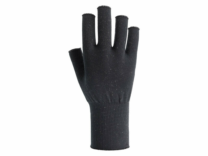 Anthrazit Skafit fingerlose Silberhandschuhe Handr&uuml;ckseite