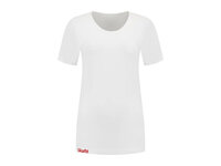 Vorderes Skafit Unterzieshirt Damen mit Rundhalsausschnitt, Farbe weiss