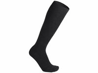 Skafit Kniestr&uuml;mpfe mit Silbergarn schwarz