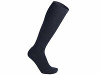 Skafit Kniestr&uuml;mpfe mit Silbergarn marineblau