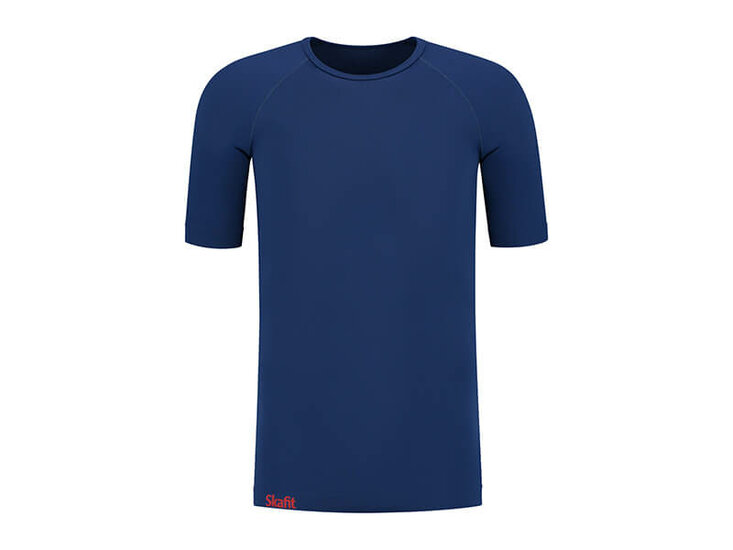 Vorderes Skafit Unterzieshirt Herren mit Rundhalsausschnitt, Farbe Blau