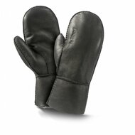 Lammfell-F&auml;ustlinge Trend Nappalan schwarz