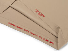 Skafit Hemd f&uuml;r Damen, Detail innen im Stoff unten, Farbe beige