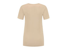 Ruckseite von Skafit Unterzieshirt Damen beige