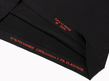 Skafit Unterzieshirt f&uuml;r Damen, Detail innen im Stoff unten, Farbe schwartz