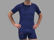 Skafit Unterzieshirt blau am model