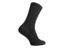 R&uuml;ckseite Skafit dicke Socken mit Silbergarn schwarz