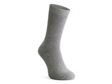 Vorderansicht Skafit dicke Socken mit Silbergarn grau