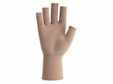 Innenseite Skafit Silberhandschuhe offene Fingerspitze Beige