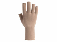 Hautfarbene Skafit fingerlose Silberhandschuhe Handr&uuml;ckseite