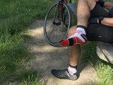 Skafit Sports kurze silbersocken rot