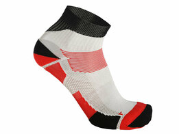 Skafit Sports Kurze Silbersocken rot