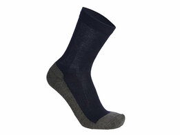 Skafit Silbersocken mit Merinowolle - Marineblau