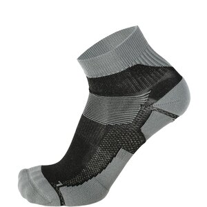 Skafit Sports kurze silbersocken grau/schwarz